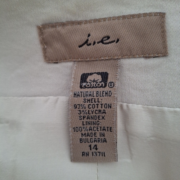 Great i.e. khaki fully lined blazer size 14 - Picture 6 of 9